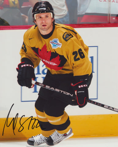 MARTIN ST LOUIS SIGNED TEAM CANADA 8X10 PHOTO