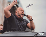 ALEX JONES SIGNED INFOWARS 8X10 PHOTO 4 JSA