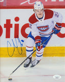 COLE CAUFIELD SIGNED MONTREAL CANADIENS 8X10 PHOTO 4 JSA