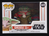 JOHN ROSENGRANT SIGNED GROGU WITH CHOWDER SQUID STAR WARS MANDALORIAN FUNKO POP JSA
