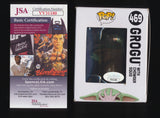 JOHN ROSENGRANT SIGNED GROGU WITH CHOWDER SQUID STAR WARS MANDALORIAN FUNKO POP JSA