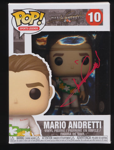 MARIO ANDRETTI SIGNED SPORTS LEGENDS FUNKO POP JSA