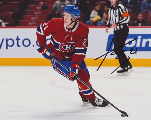 KAIDEN GUHLE SIGNED MONTREAL CANADIENS 8X10 PHOTO 2