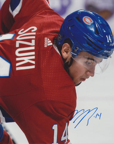 NICK SUZUKI SIGNED MONTREAL CANADIENS 8X10 PHOTO 5