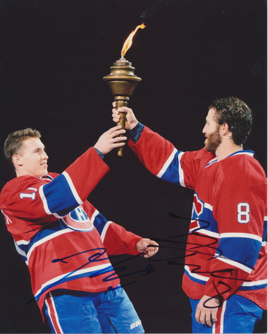 BRENDAN GALLAGHER & BRANDON PRUST SIGNED MONTREAL CANADIENS 8X10 PHOTO