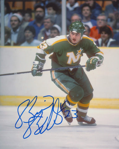 BRIAN BELLOWS SIGNED MINNESOTA NORTH STARS 8X10 PHOTO 2