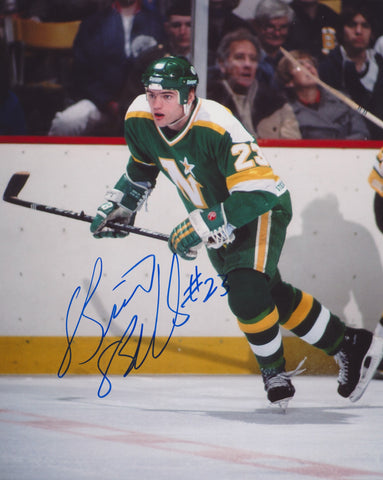 BRIAN BELLOWS SIGNED MINNESOTA NORTH STARS 8X10 PHOTO 3