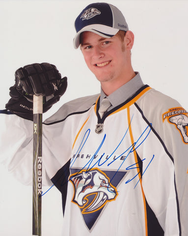 AUSTIN WATSON SIGNED NASHVILLE PREDATORS 8X10 PHOTO