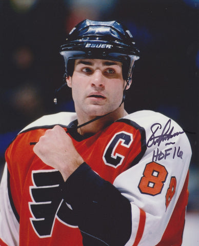 ERIC LINDROS SIGNED PHILADELPHIA FLYERS 8X10 PHOTO 2