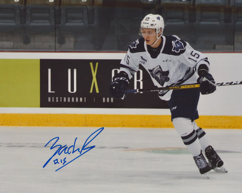 ZACHARY BOLDUC SIGNED RIMOUSKI OCEANIC 8X10 PHOTO