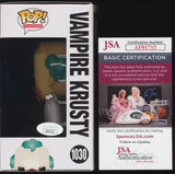 DAN CASTELLANETA SIGNED THE SIMPSONS VAMPIRE KRUSTY FUNKO POP JSA