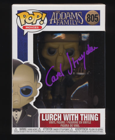 CAREL STRUYCKEN SIGNED THE ADDAMS FAMILY FUNKO POP JSA