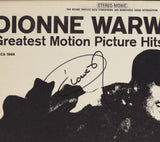 DIONNE WARWICK SIGNED GREATEST MOTION PICTURE HITS VINYL RECORD JSA