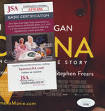 PHILOMENA CAST SIGNED 12X18 MOVIE POSTER JSA JUDI DENCH STEVE COOGAN