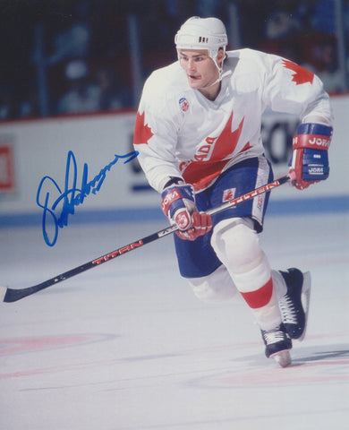 ERIC LINDROS SIGNED TEAM CANADA 8X10 PHOTO 2