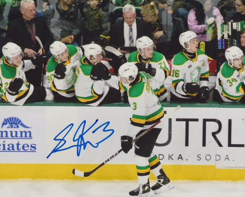 SAM DICKINSON SIGNED LONDON KNIGHTS 8X10 PHOTO 2