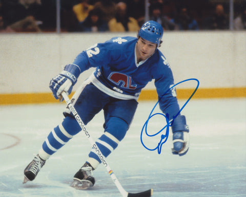 DALE HUNTER SIGNED QUEBEC NORDIQUES 8X10 PHOTO 3