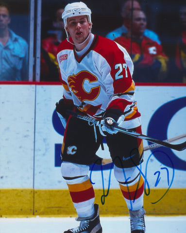 MARC SAVARD SIGNED CALGARY FLAMES 8X10 PHOTO