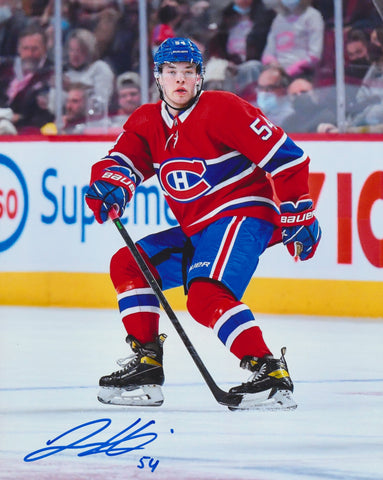 JORDAN HARRIS SIGNED MONTREAL CANADIENS 8X10 PHOTO