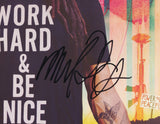 MICHAEL FRANTI SIGNED WORK HARD & BE NICE VINYL RECORD JSA