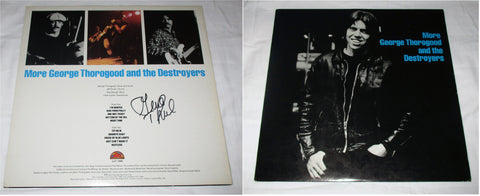 GEORGE THOROGOOD SIGNED VINYL RECORD