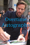 ARMIE HAMMER SIGNED CALL ME BY YOUR NAME 8X10 PHOTO
