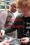 ED SHEERAN SIGNED + VINYL RECORD JSA