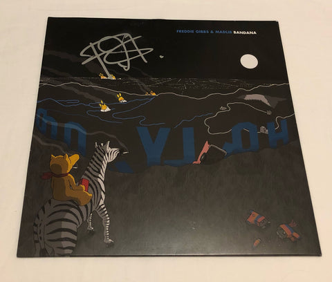 FREDDIE GIBBS SIGNED BANDANA VINYL RECORD JSA