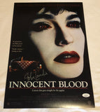 JOHN LANDIS SIGNED INNOCENT BLOOD 12X18 POSTER JSA