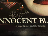 JOHN LANDIS SIGNED INNOCENT BLOOD 12X18 POSTER JSA