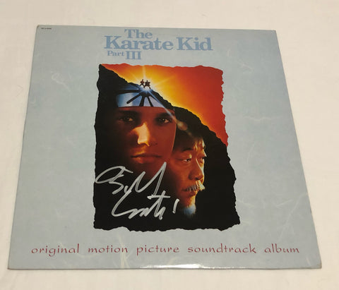 BILL CONTI SIGNED THE KARATE KID PART III VINYL RECORD JSA