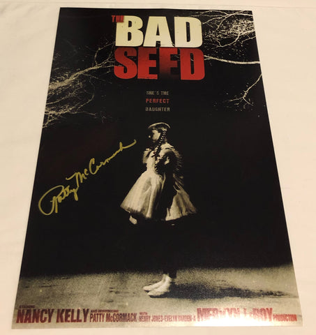PATTY MCCORMACK SIGNED THE BAD SEED 12X18 MOVIE POSTER 2