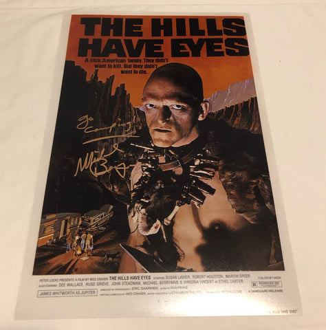 MICHAEL BERRYMAN SIGNED THE HILLS HAVE EYES 12X18 MOVIE POSTER