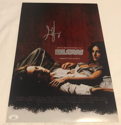 GEORGE JUNG SIGNED BLOW 12X18 MOVIE POSTER JSA