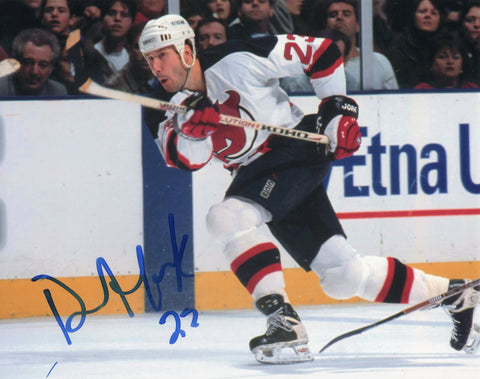 DAVE ANDREYCHUK SIGNED NEW JERSEY DEVILS 8X10 PHOTO