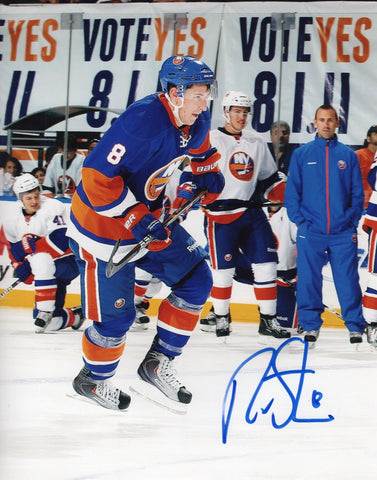 RYAN STROME SIGNED NEW YORK ISLANDERS 8X10 PHOTO 2