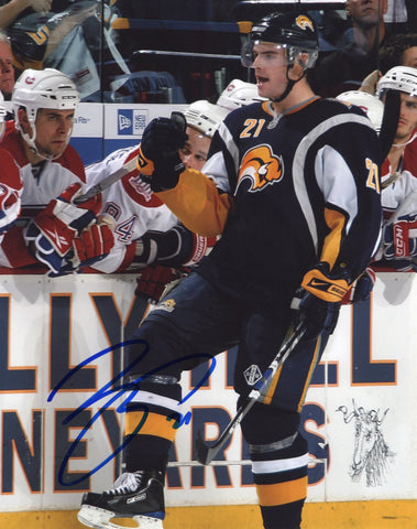 DREW STAFFORD SIGNED BUFFALO SABRES 8X10 PHOTO