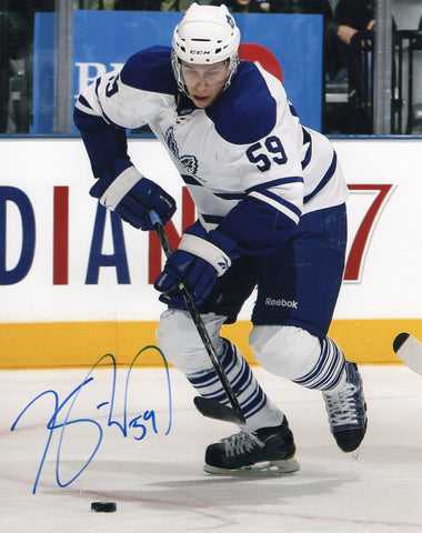 KEITH AULIE SIGNED TORONTO MAPLE LEAFS 8X10 PHOTO