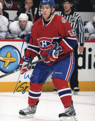 YANNICK WEBER SIGNED MONTREAL CANADIENS 8X10 PHOTO 4
