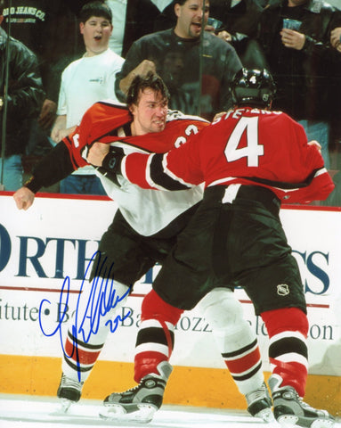 LUKE RICHARDSON SIGNED PHILADELPHIA FLYERS 8X10 PHOTO