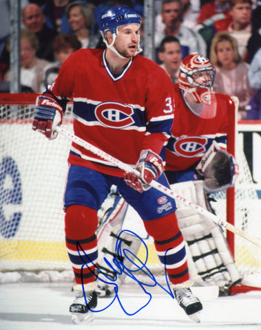 DONALD DUFRESNE SIGNED MONTREAL CANADIENS 8X10 PHOTO