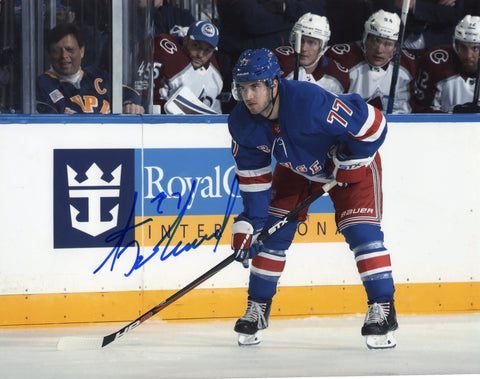 ANTHONY DEANGELO SIGNED NEW YORK RANGERS 8X10 PHOTO