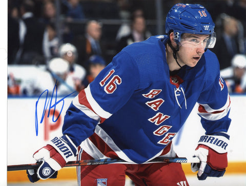 RYAN STROME SIGNED NEW YORK RANGERS 8X10 PHOTO