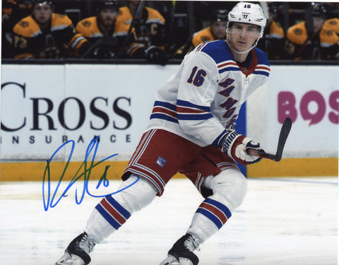 RYAN STROME SIGNED NEW YORK RANGERS 8X10 PHOTO 2