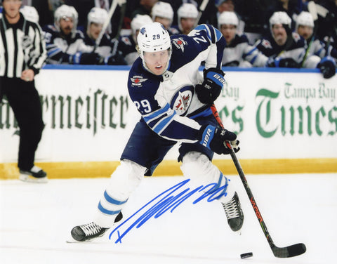 PATRIK LAINE SIGNED WINNIPEG JETS 8X10 PHOTO 7