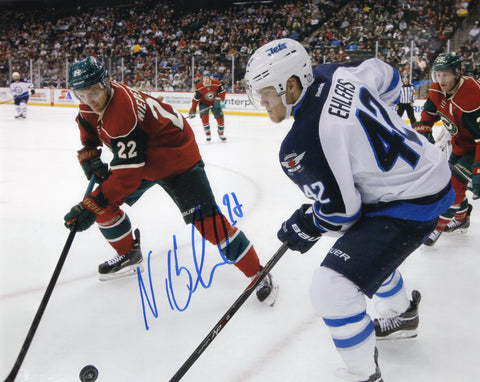 NIKOLAJ EHLERS SIGNED WINNIPEG JETS 8X10 PHOTO 2