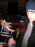 JORDAN EBERLE SIGNED EDMONTON OILERS 8X10 PHOTO 2