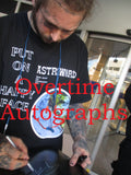 POST MALONE SIGNED CANDY PAINT 12X12 PHOTO