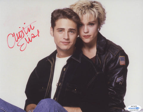 CHRISTINE ELISE SIGNED BEVERLY HILLS, 90210 8X10 PHOTO ACOA
