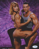 CORY EVERSON SIGNED DOUBLE IMPACT 8X10 PHOTO ACOA